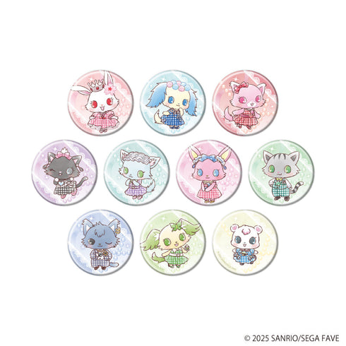 『ジュエルペット』缶バッジ08/コンプリートセット(全10種)(グラフアートイラスト)
